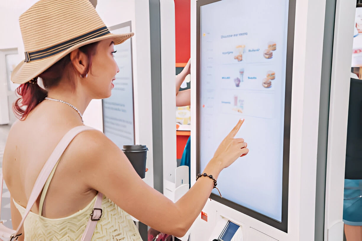 Menuboard digital para restaurantes rápidos