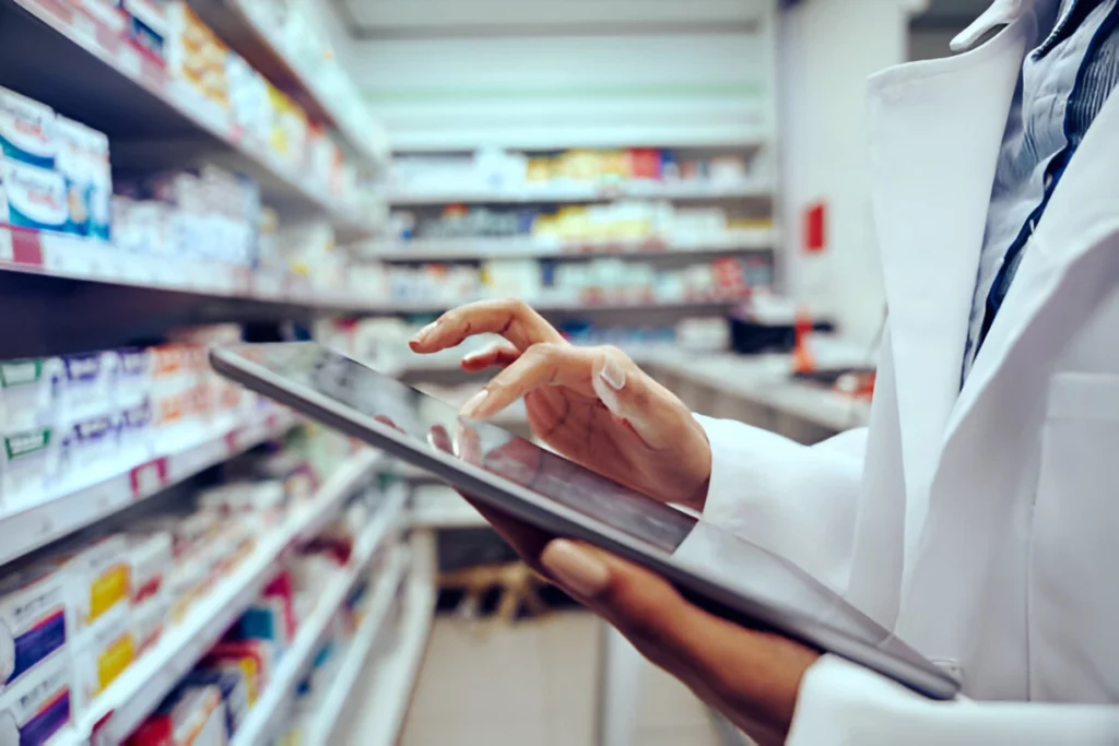 telas interativas em farmacias
